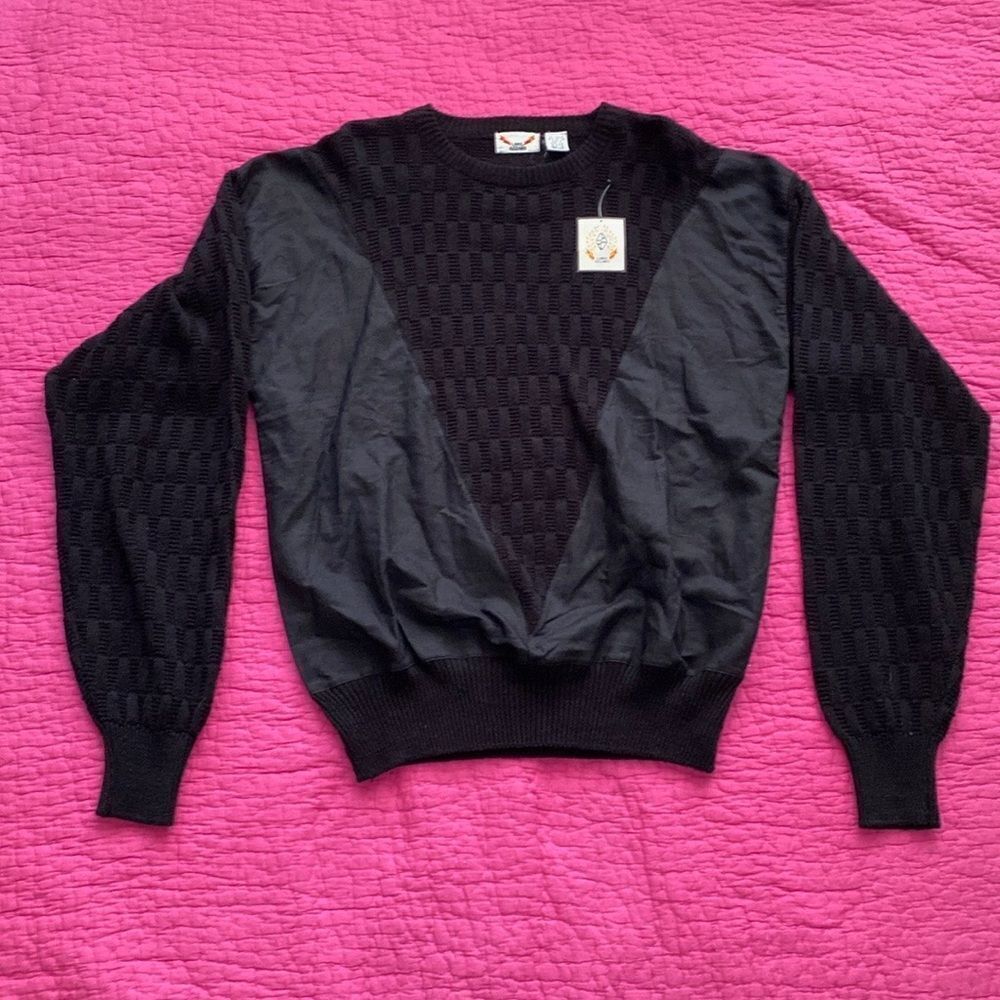 Loris Azzaro Black Knit Sweater